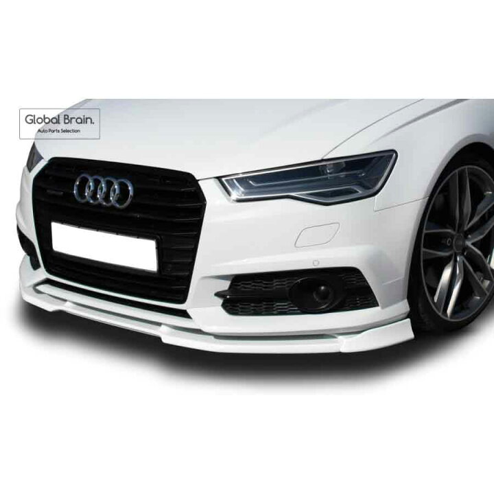 楽天市場】アウディ A6 4G C7 Sライン 後期 2014- フロントスポイラー 
