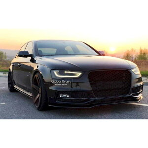 アウディ A4 B8.5 Sライン/ S4 サイド スカート/ audi スプリッター ディフューザー エアロ パーツ カスタム チューン