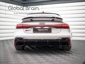 アウディ A7 C8 F2 Sライン /S7 スポーツバック リア トランク スポイラー/ audi スプリッター ディフューザー エアロ パーツ カスタム チューン