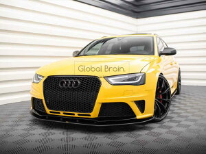 アウディ RS4 B8 後期 / AUDI スプリッター ディフューザー エアロ パーツ カスタム