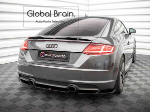 アウディ TT 8S Sライン 前期 リア センター ディフューザー スポイラー/ AUDI スプリッター ディフューザー エアロ パーツ カスタム チューン