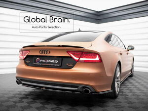 アウディ A7 4G 前期 標準 リア サイド スプリッター スパッツ/ AUDI スプリッター ディフューザー エアロ パーツ カスタム チューン