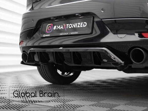 マツダ3 MAZDA3 ファストバック リア センター ディフューザー/ MAZDA スプリッター ディフューザー エアロ パーツ カスタム チューン