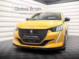 プジョー 208 P21 GT フロント リップ スポイラー V1/ Peugeot スプリッター ディフューザー エアロ パーツ カスタム チューン