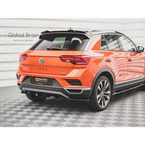 フォルクスワーゲン T-ROC Tロック ティ―ロック リア センター ディフューザー/ VolksWagen スプリッター ディフューザー エアロ パーツ カスタム チューン