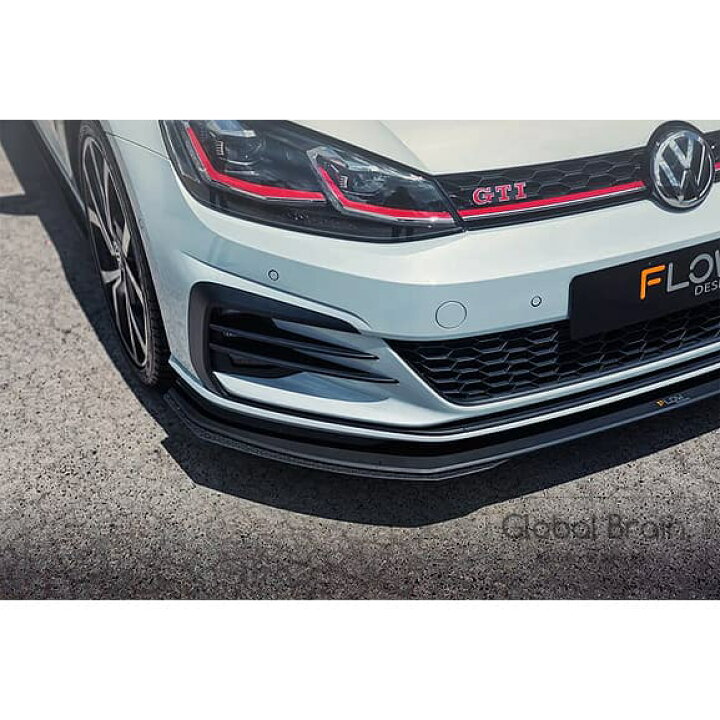 楽天市場】フォルクスワーゲン ゴルフ 7.5 GTI 後期 - フロント リップ  