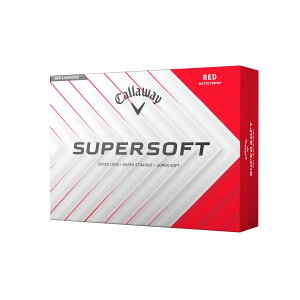 �L�����E�F�C(Callaway) �S���t�{�[�� SUPERSOFT RED 25 1�_�[�X(12����) 2�s�[�X�\�� ���b�h