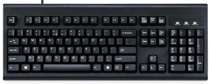 Perixx(�y���b�N�X) PERIBOARD-106BUS �L�[�{�[�h �L�� �p�t�H�}���X �t���T�C�Y USB �����u���� �ő�1000����̃L�[�X�g���[�N �y���K�ۏؕi�z(�p��z��E�u���b�N)