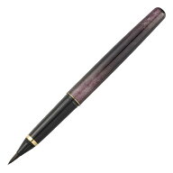 呉竹 筆ペン くれ竹万年毛筆 撰 べっこう調 紅 DW150-1