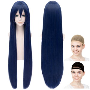 CaseEden �R�X�v�� �E�B�b�O �t���E�B�b�O �ϔM ���炳�� �����O 100cm �_�[�N�u���[ �� WIG5233