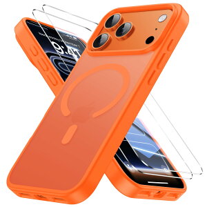 Bruzaio iPhone 18 Pro Max �p �P�[�X iPhone 17 Pro Max �P�[�X Magsafe�Ή��E�ČR�K�i �X�}�z�P�[�X �I�����W