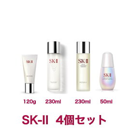 【クリスマス割引＆P5倍】sk2 エスケーツー フェイシャル トリートメント ジェントル クレンザー 120g+トリートメント エッセンス 230ml+クリア ローション 230ml+ウルト オーラ オーラエッセンス 50ml /4個セット 国内正規品 【送料無料】