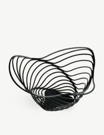 ALESSI トリニティー エポクシー レジンコート スチール シトラス バスケット 33cm Trinity epoxy resin-coated steel citrus basket 33cm #BLACK