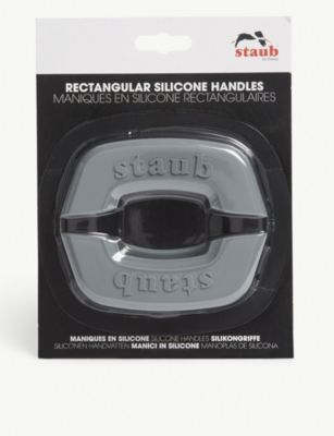 STAUB レクタンギュラー シリコン ハンドル handles 上質 Rectangular silicone 超人気