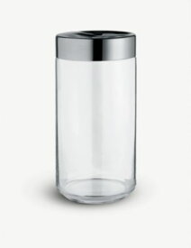 ALESSI ジュリエッタ グラス アンド ステンレススチール ジャー 21.6cm Julieta glass and stainless steel jar 21.6cm
