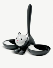 ALESSI ティグリット ステンレススチール キャットボール 28cm Tigrito stainless-steel cat bowl 28cm #Black