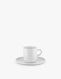 ALESSI イツモ磁器モカカップ＆ソーサーセット Itsumo porcelain mocha cup and saucer set WHITE