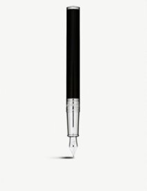 S.T.DUPONT Dイニシャル ファウンテン ペン D-Initial fountain pen #BLACKCHROME