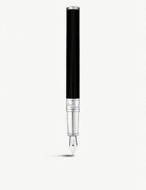 S.T.DUPONT Dイニシャル ファウンテン ペン D-Initial fountain pen #BLACKCHROME