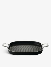 ALESSI アルミニウム アンド マグネティックスターラー スティール グリルパン 29cm Aluminium and magnetic steel grill pan 29cm #BLACK