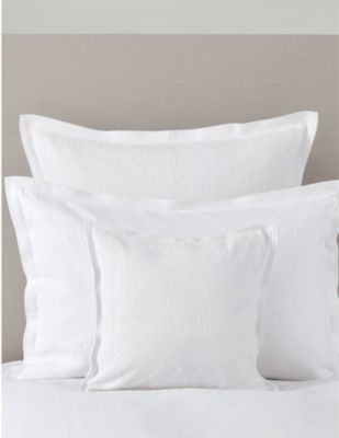 THE WHITE COMPANY エティーネ ラージ 2021正規激安 スクエア クッション カバー Etienne cover large cushion 完成品 square #WHITE