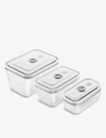 ZWILLING J.A HENCKELS グラス レクタンギュラー ストレージ ボックス 3個セット Glass rectangular storage box set of three