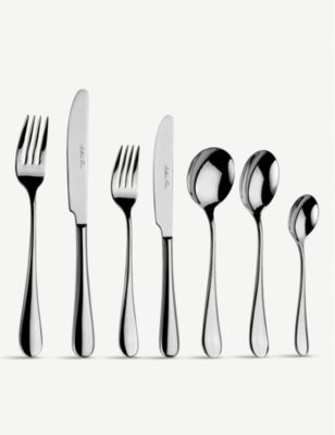 ARTHUR PRICE キャメロット 44ピース ステンレススチール カトラリーセット Camelot 44-piece stainless steel cutlery set #STEEL