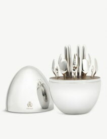 CHRISTOFLE アペリティフ シルバープレート ステンレススチール カトラリーセット 24 Aperitif silver-plated stainless steel cutlery set of 24