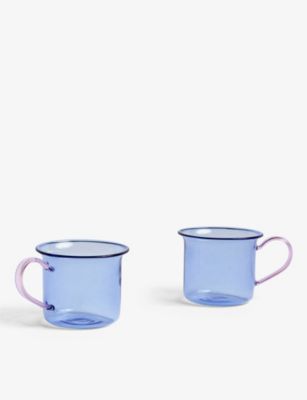 HAY ボロシリケイトグラス カップ 2個セット Borosilicate glass cup 5☆好評 two 評価 of set