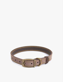 BARBOUR レザー アンド ブラス ドッグ カラー Leather and brass dog collar #BROWN