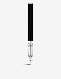 S.T.DUPONT D-イニシャル ファウンテン ペン D-Initial fountain pen #BLACK CHROME