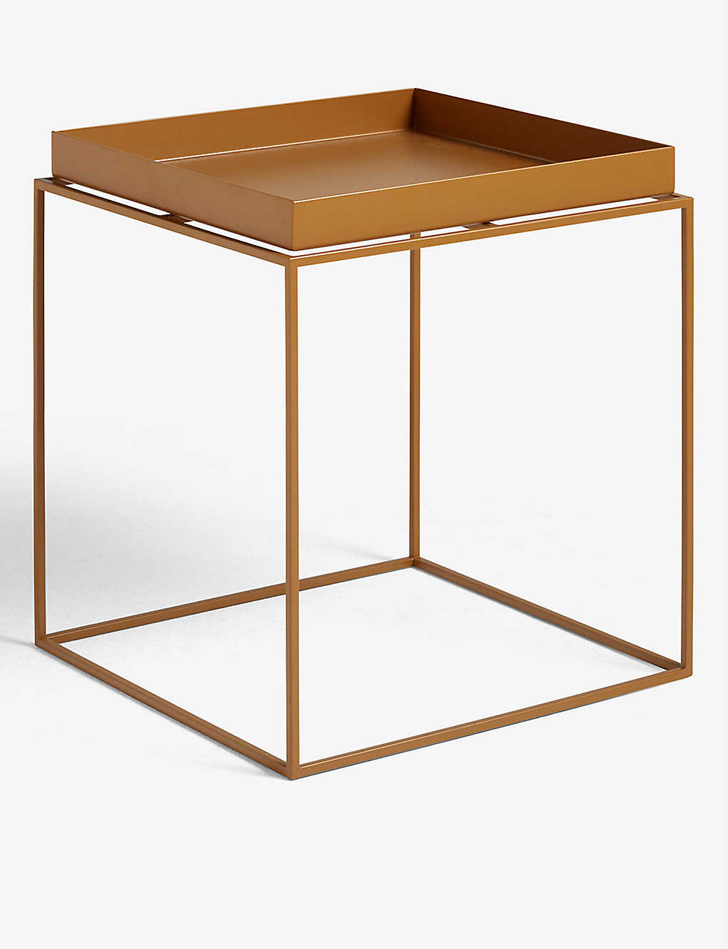 HAY リムーバブル スクエア スチール トレー テーブル 44cm Removable square steel tray table 44cm #BROWN