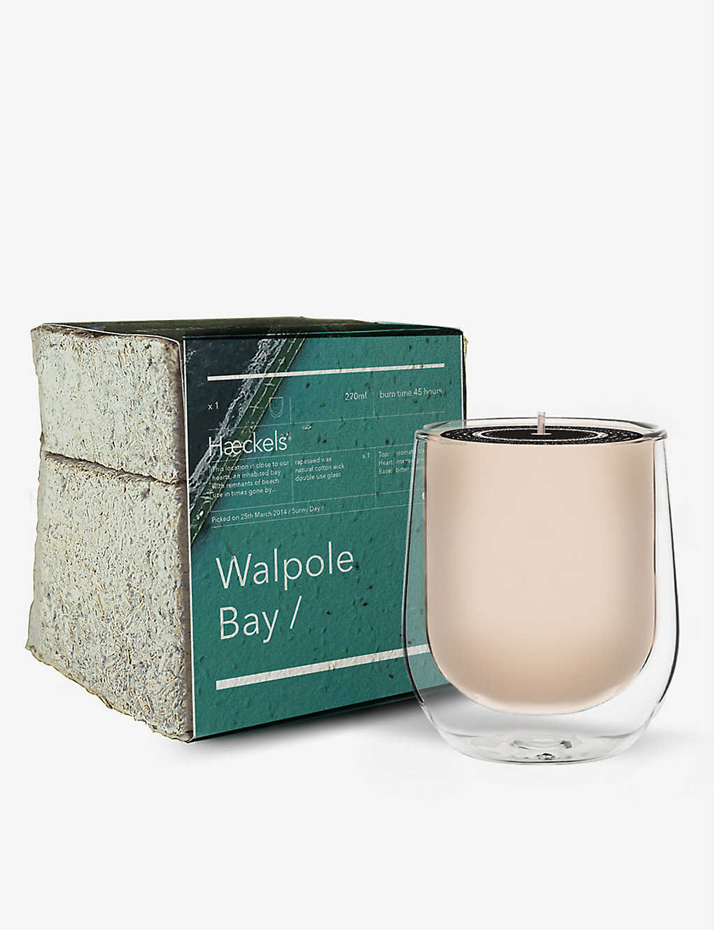 HAECKELS ワルポール ベイ キャンドル candle Walpole 270g 【2022正規激安】 全国宅配無料 Bay