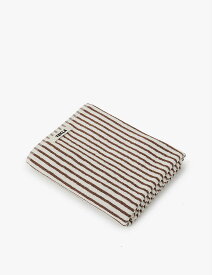 TEKLA ロゴエンボス オーガニックコットン ハンド タオル 80cm x 50cm Logo-embossed organic-cotton hand towel 50cm x 90cm #MIXED