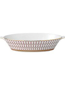 WEDGWOOD ルネッサンス レッド オーバル サービング ボウル 33cm Renaissance Red oval serving bowl 33cm