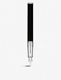 S.T.DUPONT Dイニシャル ファウンテンペン D-Initial fountain pen #BLACK CHROME