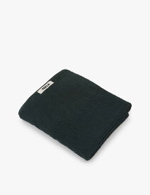 TEKLA ロゴエンブロイド オーガニックコットン ハンドタオル 80cm x50cm Logo-embroidered organic-cotton hand towel 80cm x 50cm #GREEN