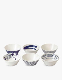 ROYAL DOULTON パシフィック ポーセレイン シリアル ボウル 6個セット Pacific porcelain cereal bowls set of six