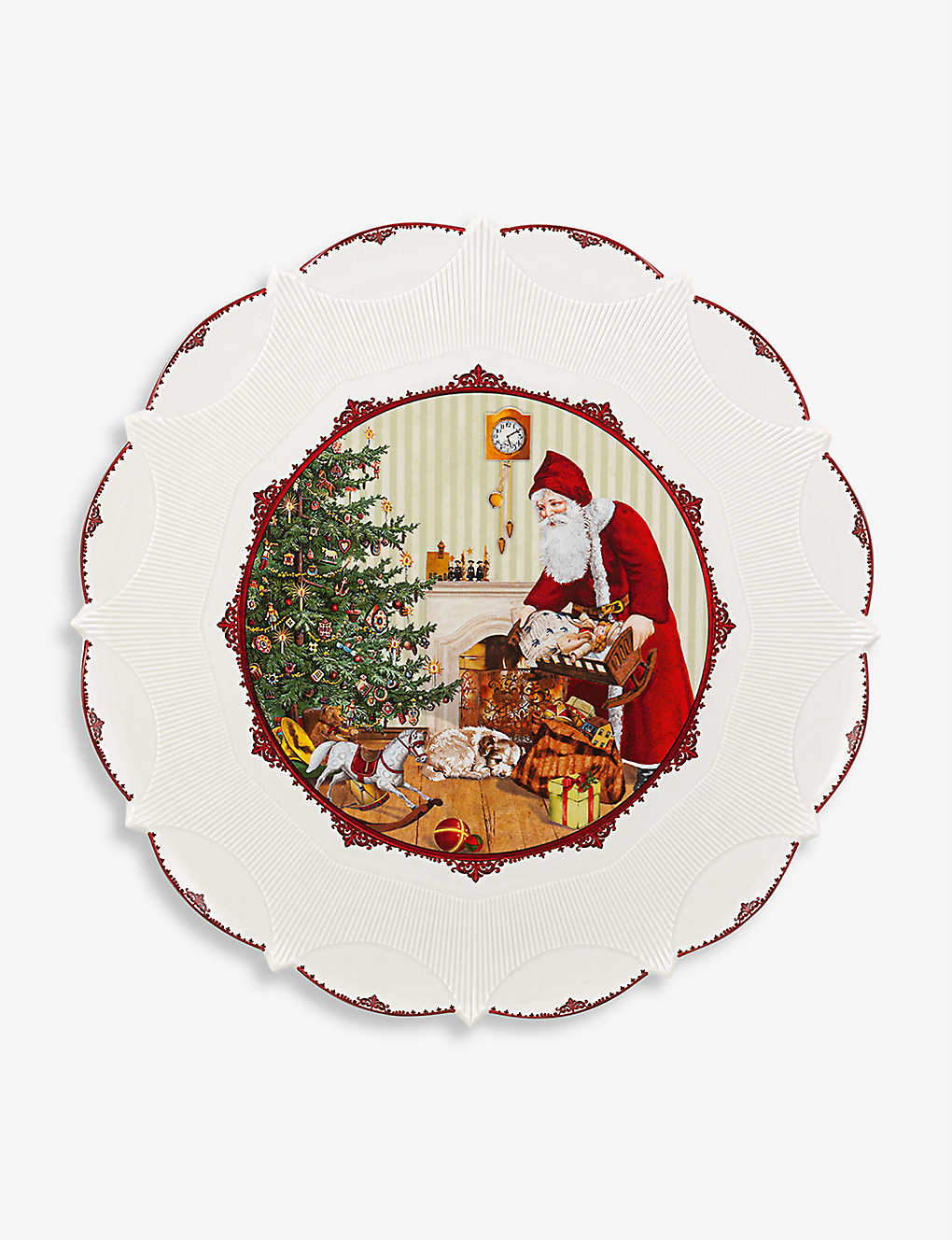 SALE 88%OFF VILLEROY BOCH トイズ ディライトクリスマステーマ ポーセレイン プレート Christmas-themed 最大74％オフ！ 42cm porcelain Toy's plate Fantasy