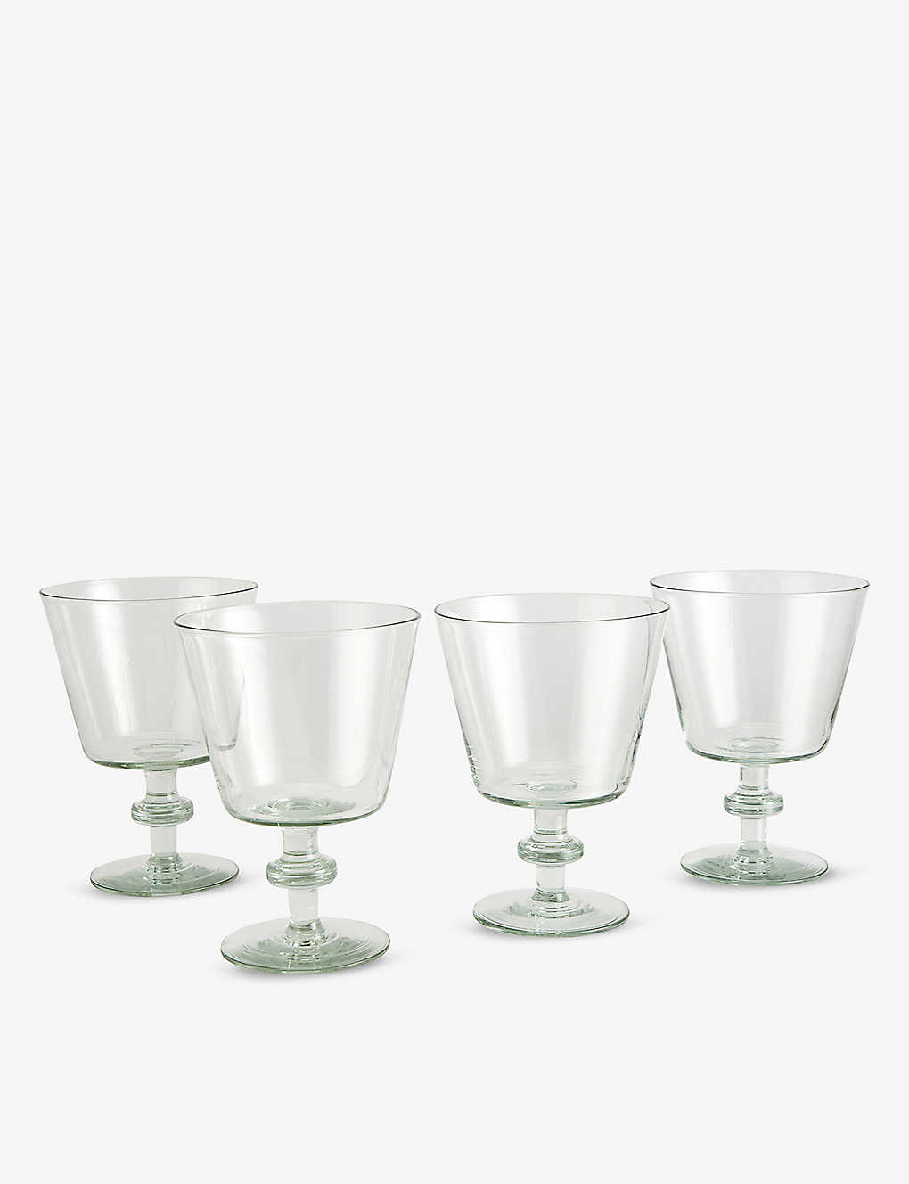 SOHO HOME アヴェネル リサイクルグラス ウォーター グラス 4個セット Avenell recycled-glass water glasses set of four