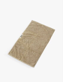 TEKLA ロゴエンボス オーガニックコットン ハンド タオル 50cm x 80cm Logo-embossed organic-cotton hand towel 50cm x 80cm #BROWN