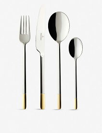 VILLEROY & BOCH エラ ゴールドプレート ステンレススチール カトラリー 113ピース セット Ella gold-plated stainless steel cutlery 113-piece set #silverandgold