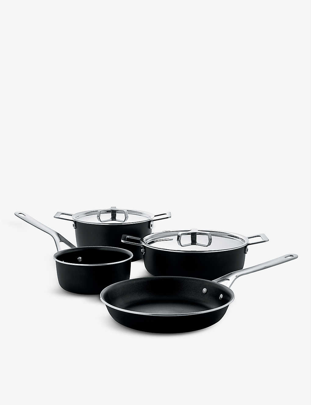 ALESSI ポッツアンドパン アルミニウム ポット アンド パン 6個セット PotsPans aluminium pots and pans set of six #BLACK