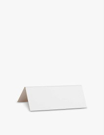 SMYTHSON テント プレイス カード 25枚セット Tented Place Cards set of 25 #White