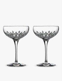 WATERFORD リスモアエッセンス クリスタルシャンパングラス 2個セット Lismore Essence crystal-glass champagne glasses set of two