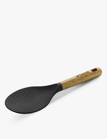 STAUB ブランデッド ウッド&シリコン しゃもじ 22cm Branded wood and silicone rice spoon 22cm