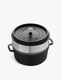 STAUB 円形鋳鉄ココット 26cm Round cast iron cocotte 26cm BLACK