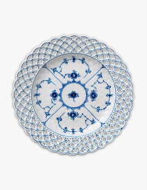 ROYAL COPENHAGEN ブルーフルーテッドフルレース 器プレート 25cm Blue Fluted Full Lace porcelain plate 25cm