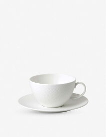WEDGWOOD ジオ テクスチャー ボーンチャイナ 朝食カップ&ソーサーセット Gio textured bone china breakfast cup and saucer set