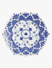 ROYAL COPENHAGEN ブルー フルーテッド フルレース ヘキサゴナル ポーセリンプレート 21cm Blue Fluted Full Lace hexagonal porcelain plate 21cm